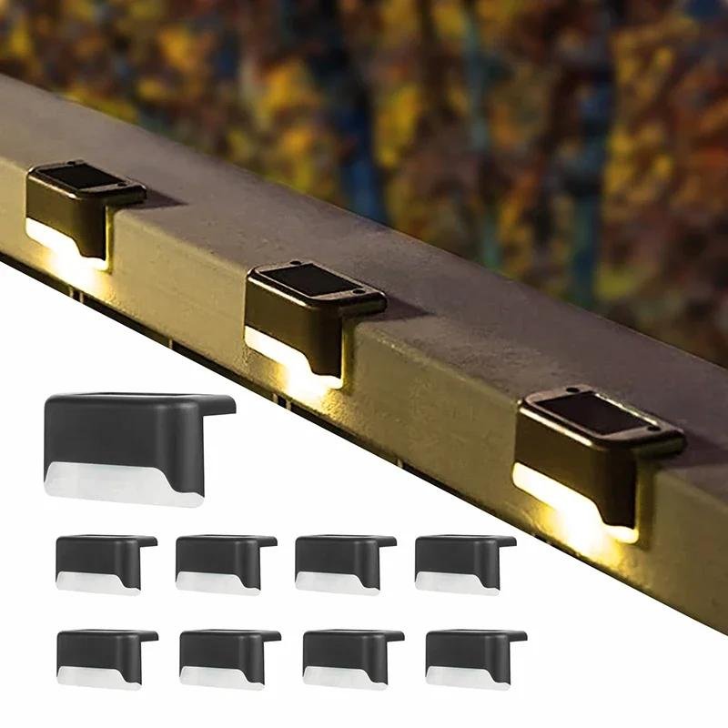 Solarleuchten LED Außen Garten Balkon Treppe Zaun Geländerleuchten Hof Wasserdicht Solar Außen Dekorative Wandleuchten