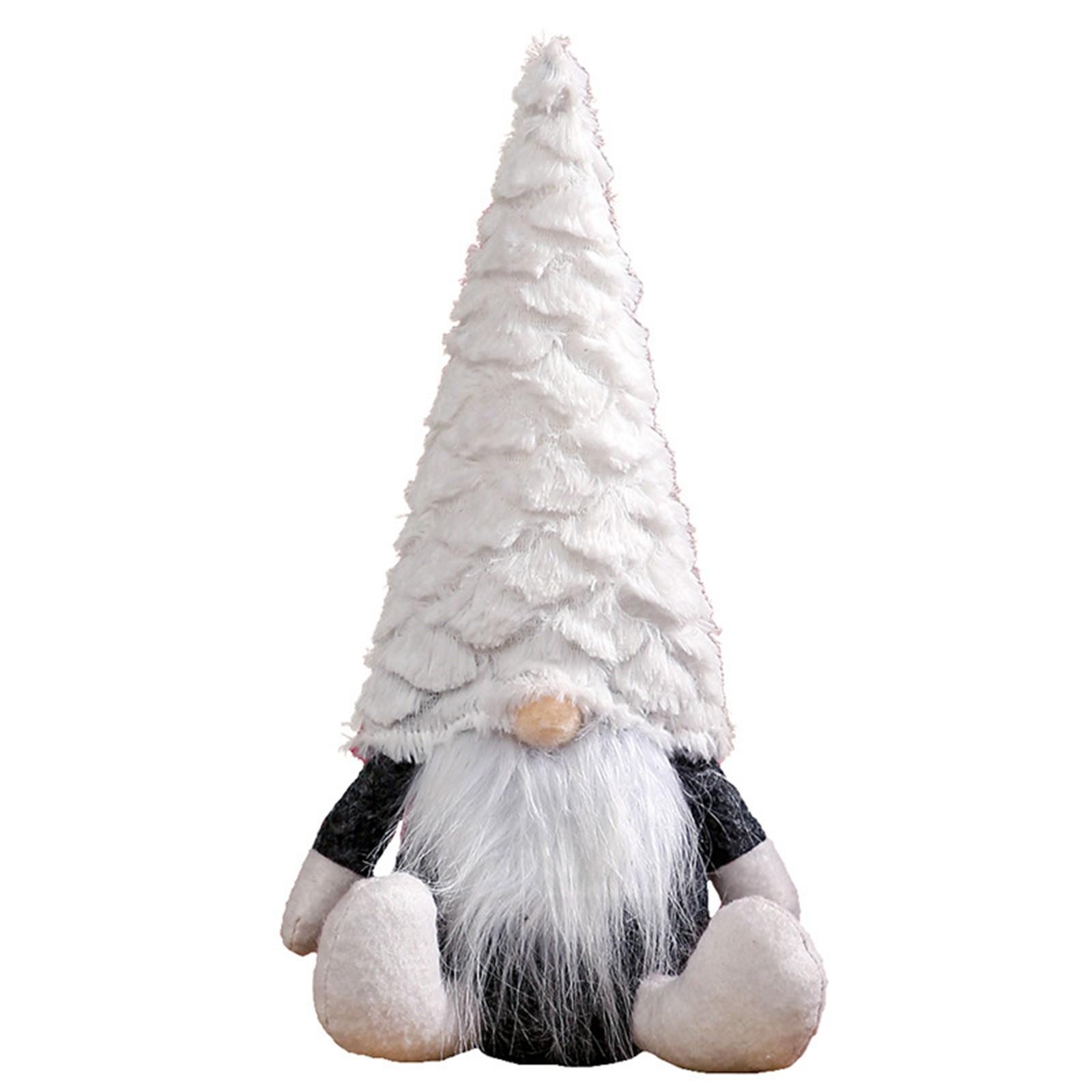 

Dwarf Doll Plush Decoration Faceless Doll Decoration Indoor And Outdoor Garden Decoration Christmas Decorations белый