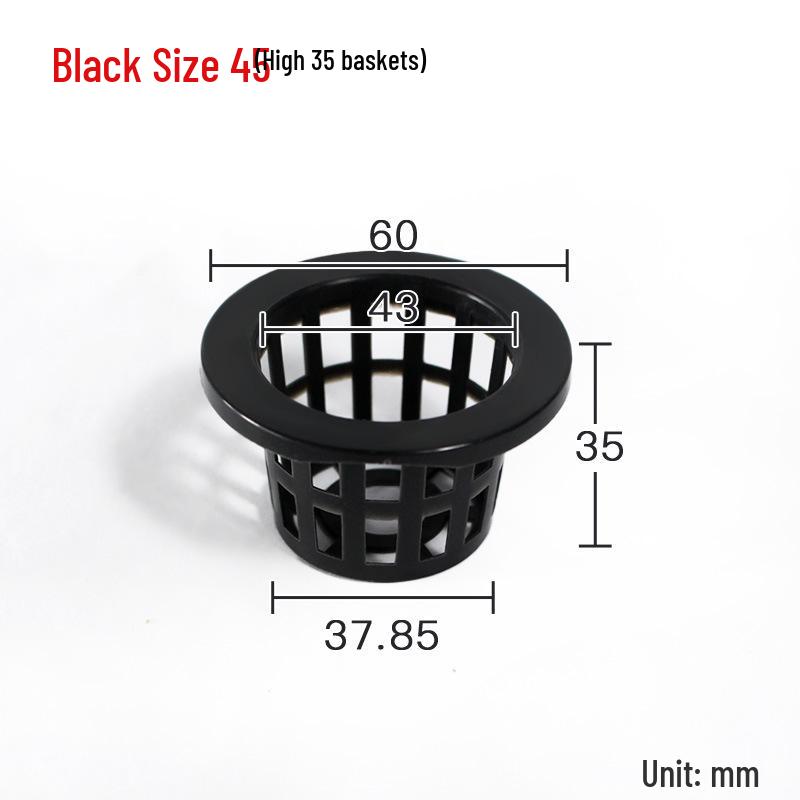 Blue Hydroponic Vegetable Planting Basket with Root Holder - No. 45 35 Soilless Cultivation Cup