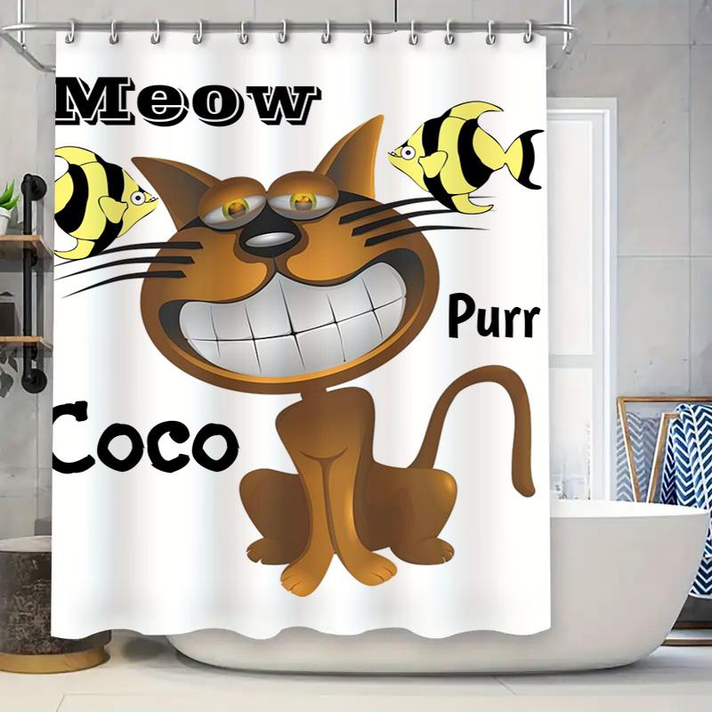 

Черно-белая шторка для душа с принтом коровы, водонепроницаемая ткань для ванных комнат, декор, домашние аксессуары 90x180cm