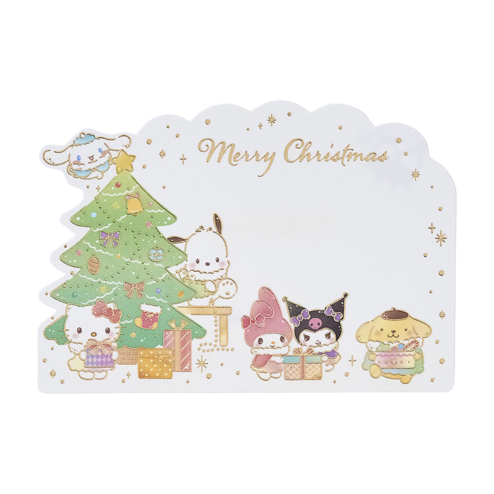 Sanrio Christmas Message Card Mini Card Sanrio Characters Decoration JXMN 10-5 243761