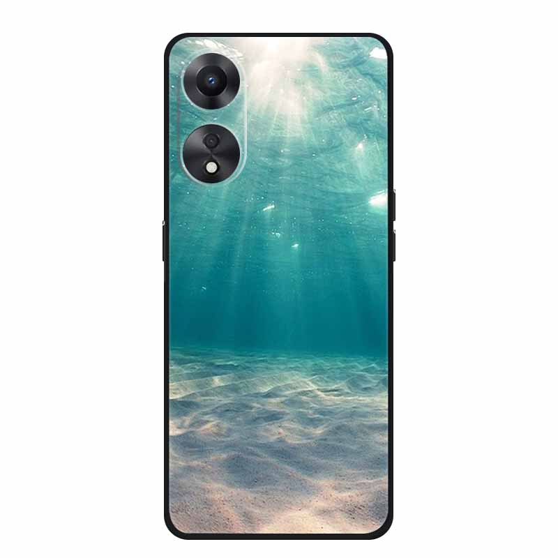 For OPPO A78 5G Case Fashion Silicone Soft TPU Back Cover For Oppo A58 A58X 5G OPPOA78 5G Phone Cases Shockproof CPH2483 Fundas