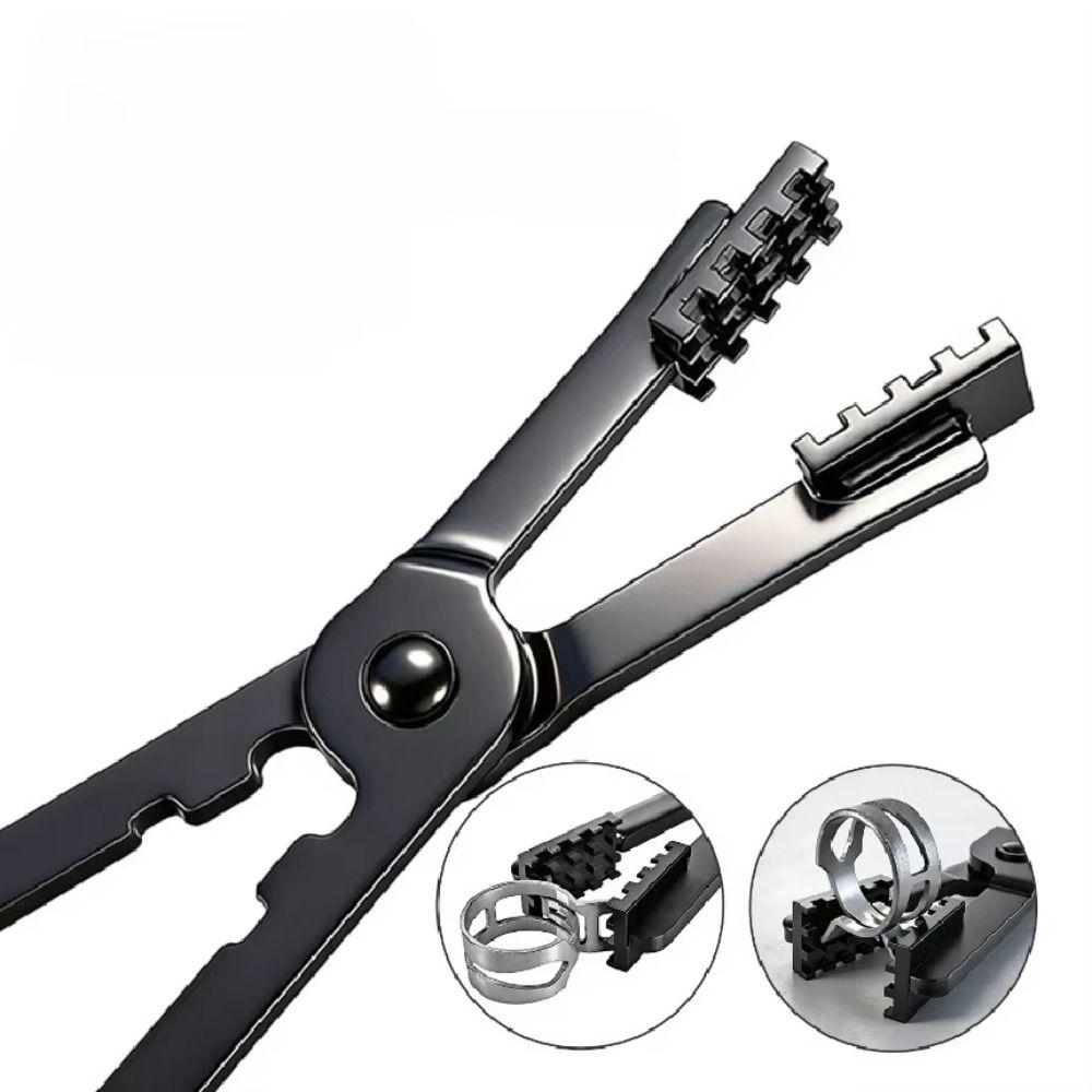 Long Reach Clamp Removal Tool Adjustable Fuel Line Pliers Hose Clamp Pliers Auto Repair