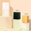 15/30ml Empty Pump Bottle Glass Liquid Foundation Container Makeup Transparent Square Refillable Bottle Portable Pump Bottle