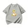 Duck And Flowers Graphic Tee Kids 100 Cotton Crew Neck Muticolor T Shirt Short Sleeve Breathable Tops For Boys Girls Children