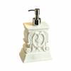 Retro Barokní Reliéfní Dávkovač Mýdla Evropský Plnitelný Římský Sloup Pryskyřice Pumpa na Pleťovou Vodu Láhev Dekorativní Kapacita 400ml