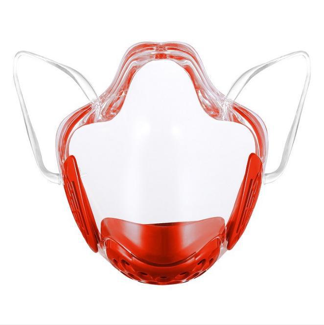 Ultra-čirá průhledná maska na rty: Třídimenzionální ochranný štít na obličej proti stříkající vodě