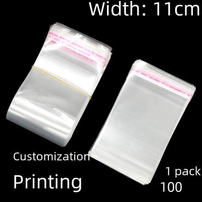 "Dicke transparente selbstklebende OPP-Tasche 11 cm - Verpackung kleiner Accessoires"