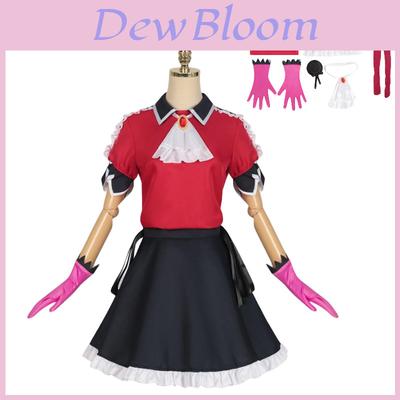 Cosplay Kostuum Set Voor Kinderen Geïnspireerd Op Hoshino Rumie Gemaakt Van Polyester
