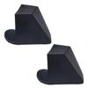 2pcs Fitness Equipment Square End Cap Foot Cover Protectors Gym Accessories