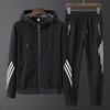 Men 'S Sports Suit Hooded Hoodies Jacket Pants 2 Piece Jogger Set Men Sportswear Autumn Men 'S Sets Sweatpant Extra Large Size 9xl