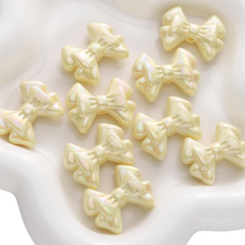 Acrylic AB Color Star Love Bow Bead Diy Handmade Beaded Bracelet Mobile Phone Chain Material