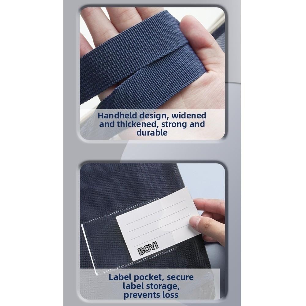 Nylon A3 Mesh Art Bag Zip Handbag A4 Test Paper Bag Handheld 8k Sketch Drawing Album  School
