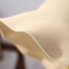 Solid Color Wide Brim Straw Hat Breathable UV Protection Cap Comfortable To Wear Beach Hat  Summer