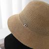 Bucket Hat Sun Protection For Women Korean Minimalist Knit Fisherman Cap Breathable Travel Hat Beach/urban/vacation Sunscreen
