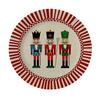 Tapis décoratif d'isolation thermique Rond Set de table de Noël, 14 pouces Motif festif Antidérapant Protecteur de table, Protecteur de table pour maison de vacances Endroit pour