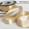 2.5cm Double-Sided Satin Ribbon for DIY, Weddings, Gifts, Bouquets, Cakes, and Bows