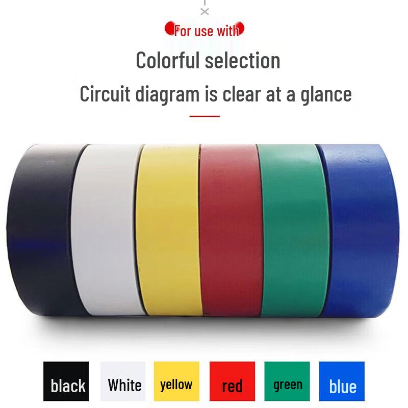 BULL GN-ET6 Electrical PVC Insulating Tape CN plug (adapter included)
