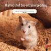 Hamster & Fancy Rat Cage Litter: Walnut Sand, Wood Shavings, Toilet Bedding for Urine Absorption