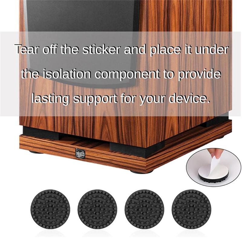 2025 Trend 4 Pack Hifi Speaker Stand Feet Pads Subwoofer Isolation Feet Amplifier Feet For Audio CD AMP Hifi Subwoofer