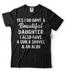 Gift for Father Mens Funny T-shirt Gift from Daughter To Dad Father's Day Tee