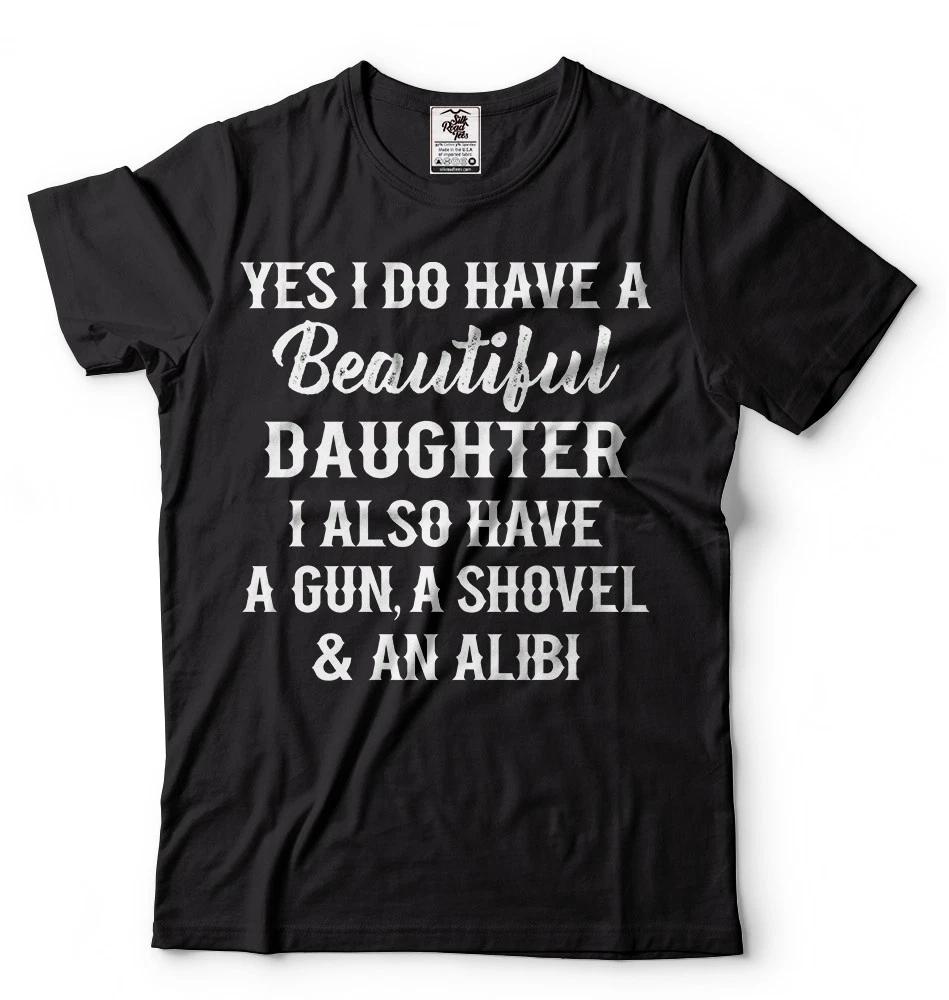 Gift for Father Mens Funny T-shirt Gift from Daughter to Dad Father s day tee M