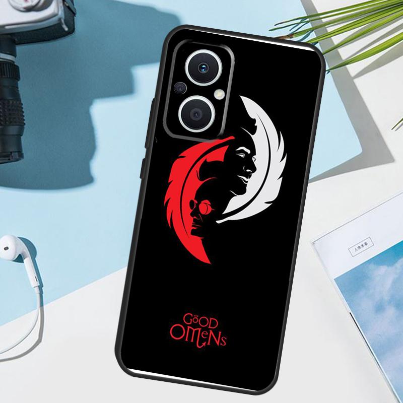 Good Omens Case For OPPO Reno 13 13F 12 11 F 8T 7 8 10 Pro OPPO Find X8 X6 Pro X3 X5 Lite Cover Funda