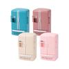 Mini Double-Door Refrigerator Dollhouse Toy 1:12 Kitchen Model Ornament