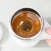 Bærbar automatisk blandekopp Elektrisk roterende krus i rustfritt stål Lazy Milk Shake Roterende magnetisk krus Vannkopper Kaffekopp