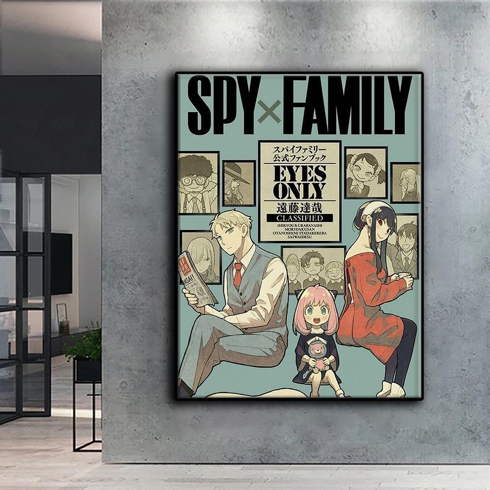 

Набір для вишивання хрестиком Алмазна вишивка своїми руками Аніме Плакат ШПИГУН × СІМ Я Алмазна картина Домашній декор Full Round 20X30CM