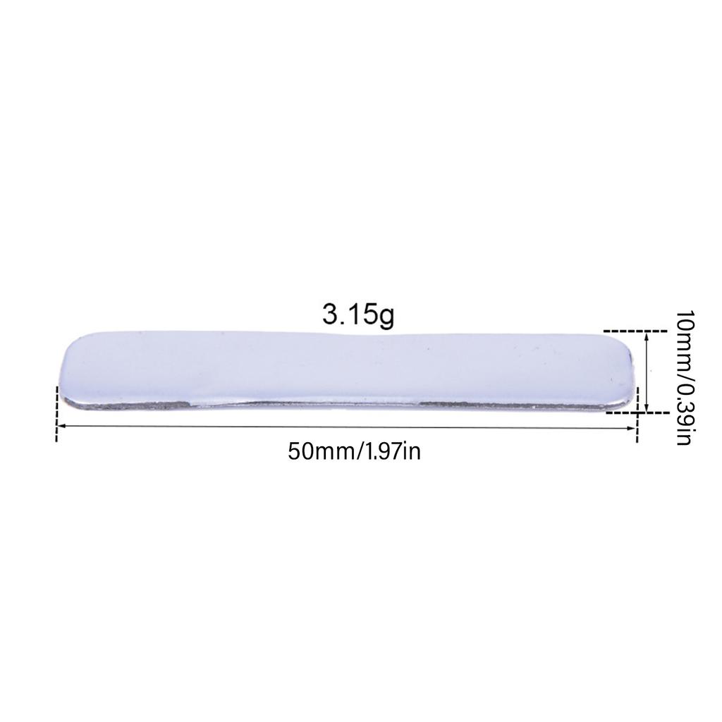 10 Stück Golf Gewichtetes Bleiband für Golfschläger Tennisschläger Gewicht hinzufügen Schwunggewicht Bleiband Klebend Golfschläger Bleiband Set