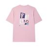 FILA Original Small Stone Flower Casual Comfortable Fashion Short Sleeve T-Shirt Unisex Tops Pink F51M529115F-PK