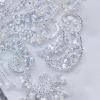 1pair Stylish Embroidered Sequins Patches Elegant Embellishments Patches for Fashion Projects and Event