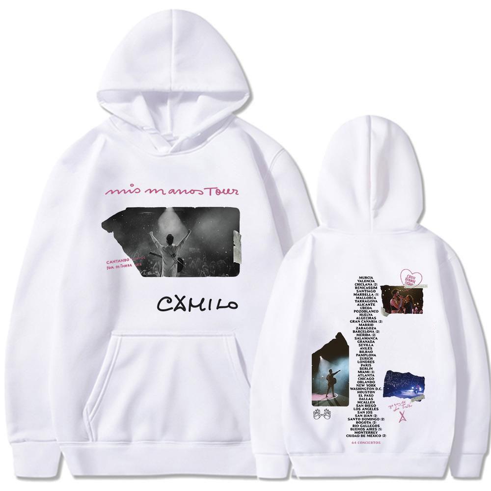 Singer Camilo Tour Hoodies Men Women Clothing Fleece Hooded Sweatshirts Fashion Hip Hop Long Sleeves Pullovers Streetwear