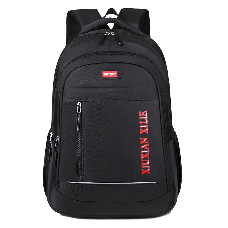 Lightweight Backpack Men's Large-capacity Leisure Business Travel Computer Bag Men's Backpack Junior High School College Student Schoolbag