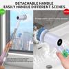 Detachable Long Handle IPX7 Waterproof Electric Spin Scrubber with 7 Replaceable Cleaning Brush Heads