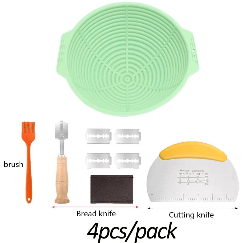Foldable Bread Fermentation Basket Silicone Bread Making Baking Fermentation Baking Tools Home Kitchen Practical Accessories