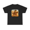 Unisex Adult T Shirt Cowboy Cheetah Western Wildcat