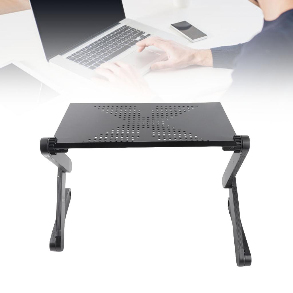 Bed Desk Aluminum Alloy Liftable Portable Lightweight   Foldable Laptop Table for