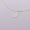Simple Geometric Smooth Disc Pendant Necklace Female, Popular Geometric Temperament Fashion Item