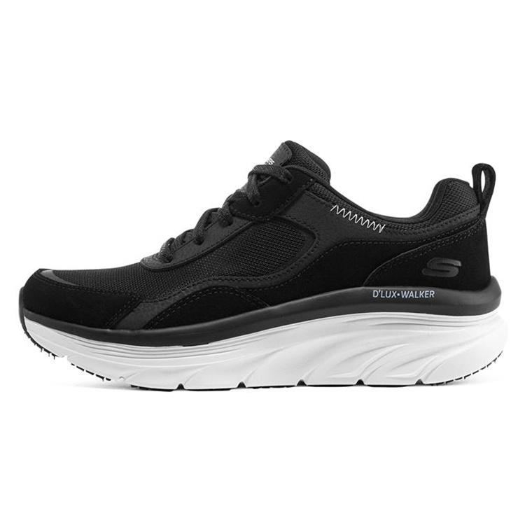 (WMNS) Skechers Dlux Walker Black White Women s 149812-BKW EU 35