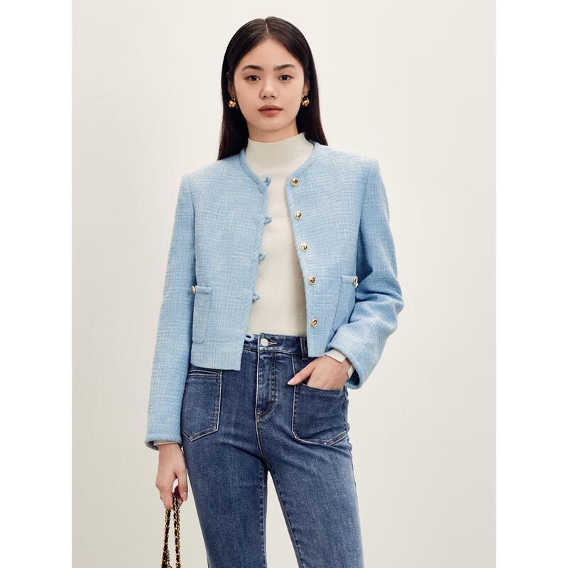 

PEACEBIRD Women s Chic Commuter Spring Jacket M