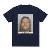 Summer Mens and Womens Letter Portrait Printed Round Neck Tshirt Casual 100 Pure Cotton Soft Breathable Short Sleeved Shirt