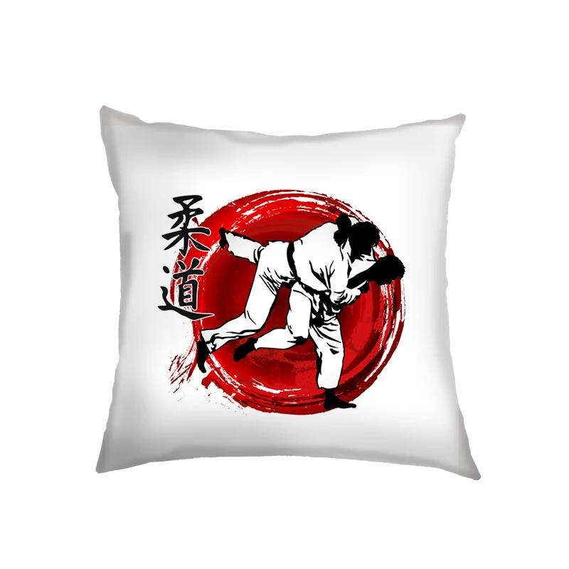 Cool Martial Art Judo / Taekwondo / Karate / Aikido Kissenbezug Kissenbezug Sofa Schlafzimmer Büro Auto Dekokissenbezug