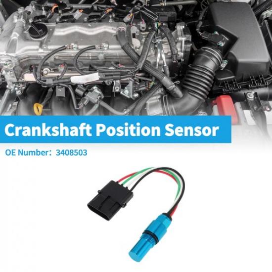 

Crankshaft Position Sensor for Cumm L10 M11 N14 No3408503 1 Pc Black Blue