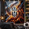 Arazzo da Appendere a Parete Tessuto Stampato Juventus FC per Soggiorno Camera da Letto Decorazione per la Casa