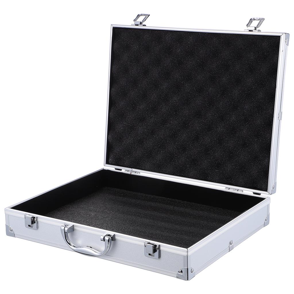 Aluminum Hard Case Tool Portable Travel Chest Carry Lockable Flight Case Aluminum Alloy Box Carrying Case Tools Container