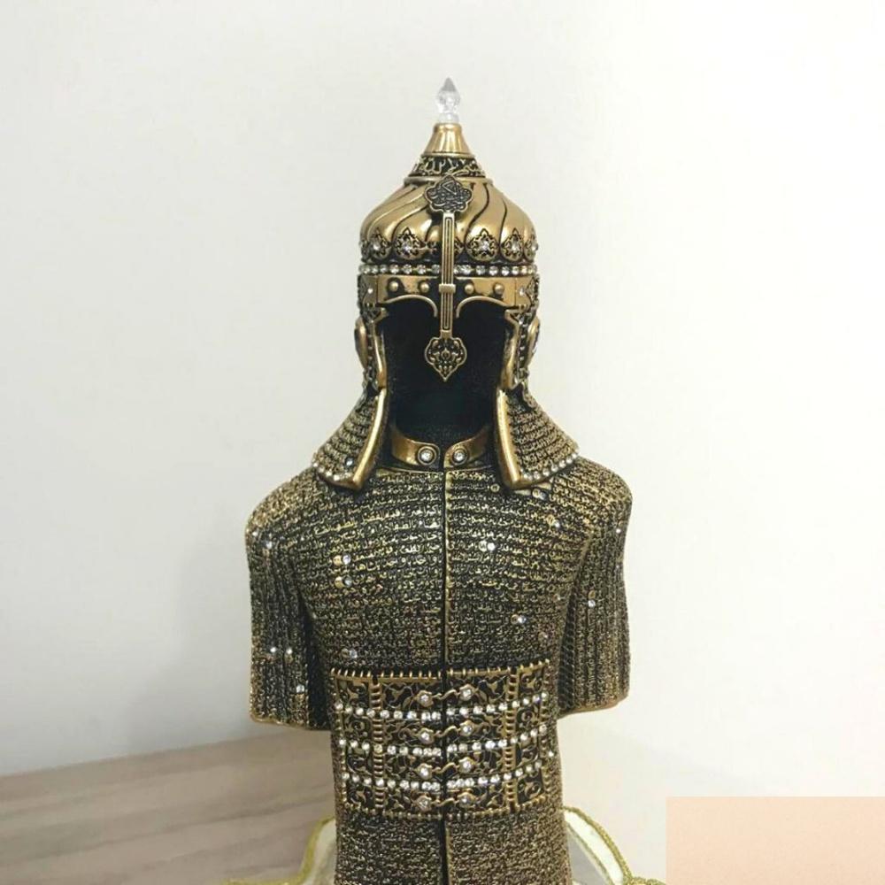 Islamic Accessory For Table Decor | Islamic Figures | Armed Warrior Showpiece Gift | Islamic Desk Decor | Islamic Gift | Islamic Home Decor