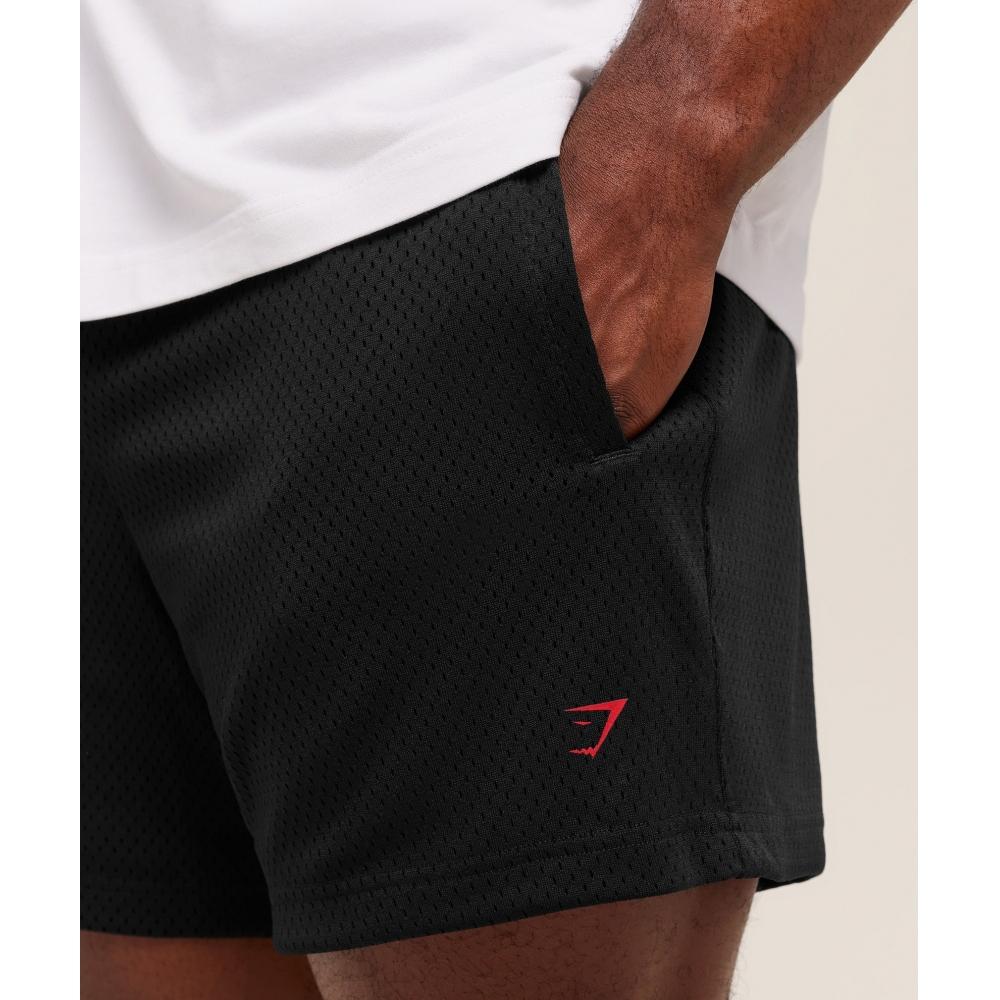 Gymshark Lifting Barbell Mesh 5  Short Black A3c3z Bb2j