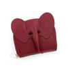 Pu Leather Baby Elephant Coin Purse Women'S Bag Pendant Creative Card Holder Storage Lipstick Envelope Zipper Money Bag